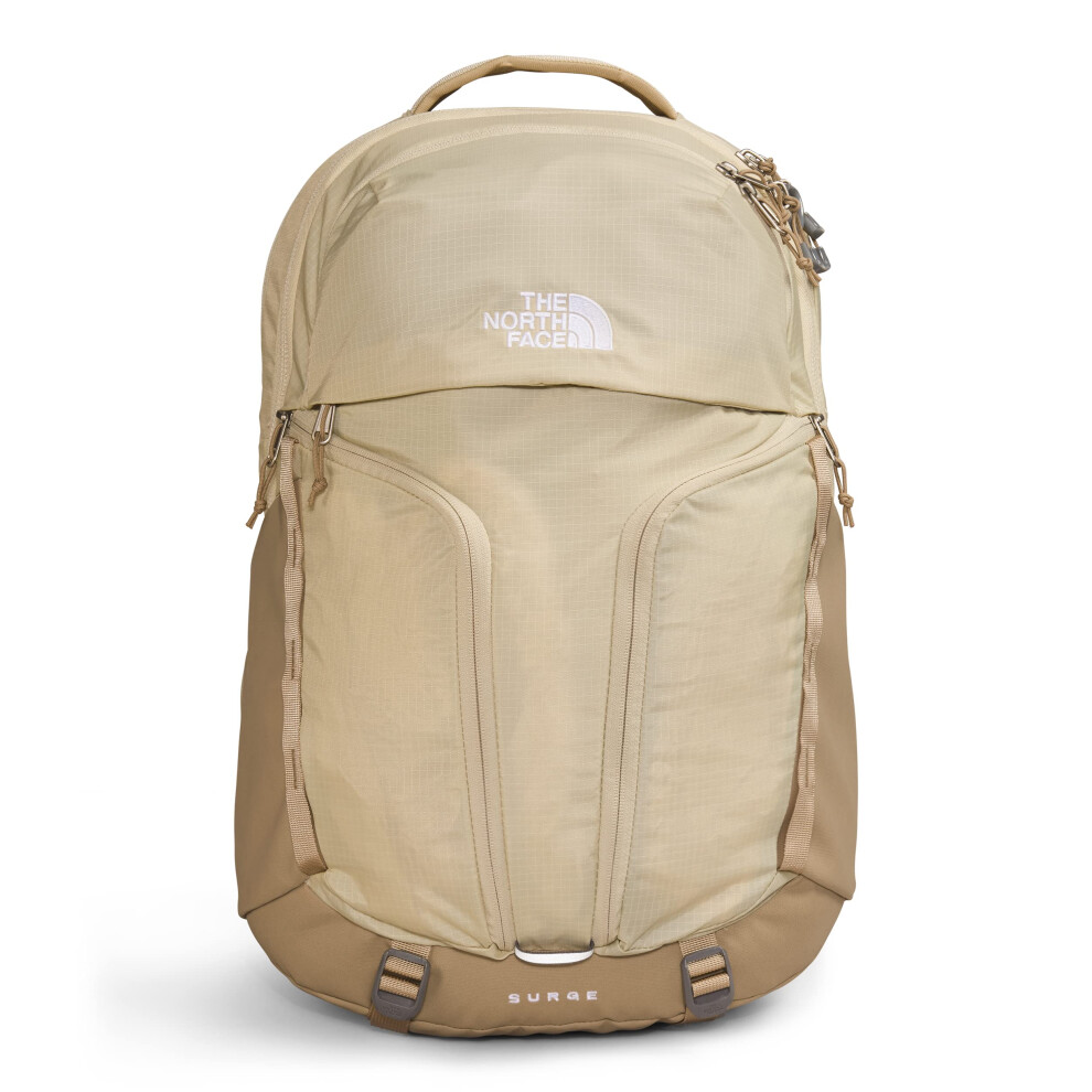 THE NORTH FACE Women's Surge Commuter Laptop Backpack  Gravel/Khaki Stone  One Size