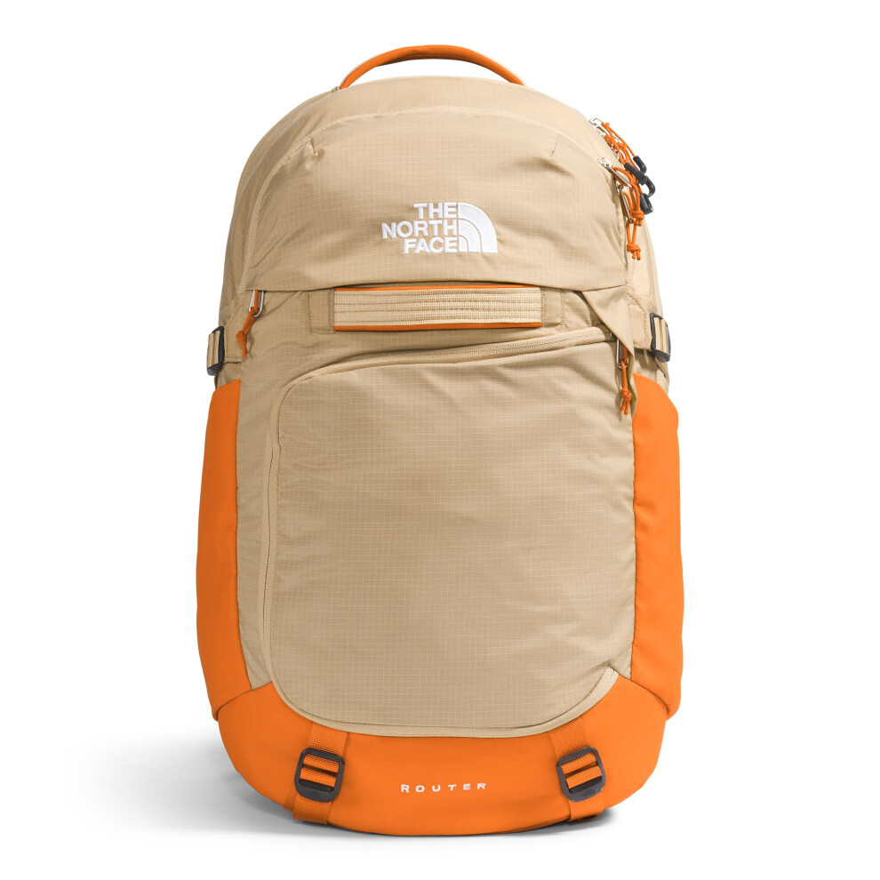 THE NORTH FACE Router Everyday Laptop Backpack  Khaki Stone/Desert Rust  One Size