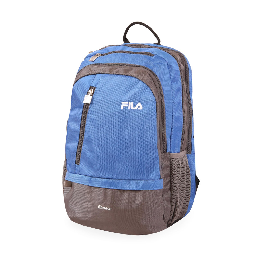 FILA Duel Tablet and Laptop Backpack  Blue/Grey  One Size