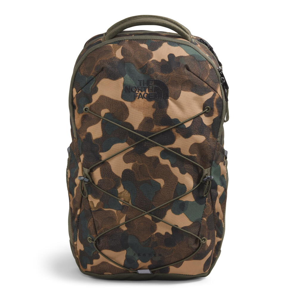 THE NORTH FACE Jester Everyday Laptop Backpack  Utility Brown Camo Texture Print/New Taupe Green  One Size