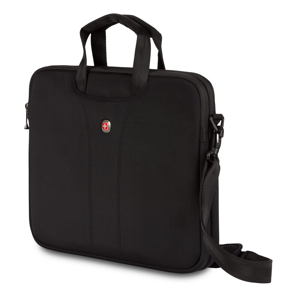 Wenger Legacy 14.1 Inch Ultra Computer Slimcase  Black  One Size