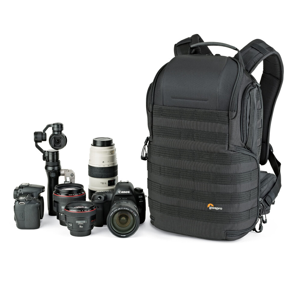 Lowepro ProTactic 350 AW II Modular Backpack with Recycled Material  Camera Bag for Professional Use  Insert for MacBook Laptop Up to 13 Inc