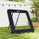 Homcom HOMCOM Football Training Net, Target Goal W/ Adjustable Angles - Black 6