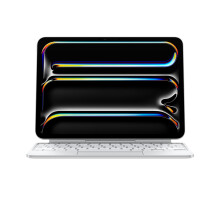 Apple iPad Magic Keyboard Case for iPad Pro 11-inch (M4) Great Typing Experience Built-in Trackpad Function Row US English - White