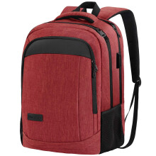 Monsdle Reis Laptop Rugzak Antidiefstal Rugzakken met USB Oplaadpoort, 15.6 Inch College Computer Tas voor Mannen