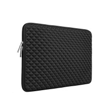 RAINYEAR 11-Inch Diamond Foam Neoprene Laptop Sleeve with Fluffy Lining, Shock-Resistant Case, RY4040-11-A, Fits 11.6 MacBook Air
