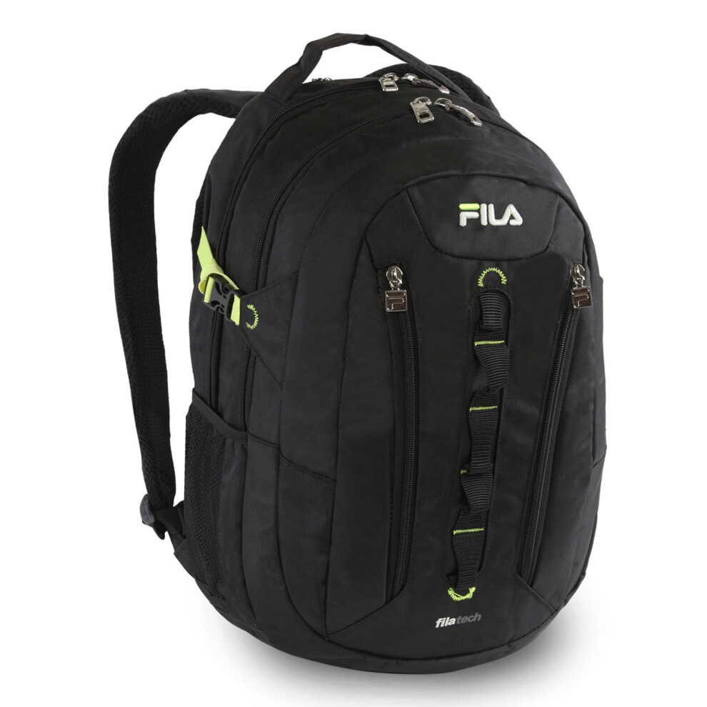 Fila Vertex Tablet and Laptop Backpack  Black/NEON  One Size