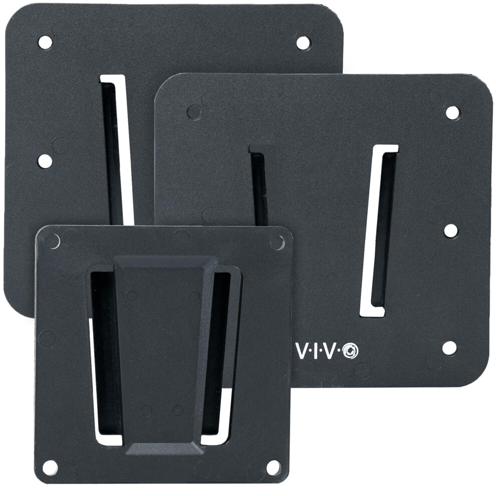 VIVO Anti-Rust Quick Release Plastic Polymer RV TV Mount Set for up to 43 inch Screens  VESA 100x100mm  Holds up to 30 lbs  Includes 2 Wall