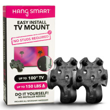 HangSmart TV-Wandhalterung ohne Wandbefestigung Original & patentiert, einfache Selbstmontage fόr 19-100""-Fernseher, Tragkraft bis zu 68 kg, passen