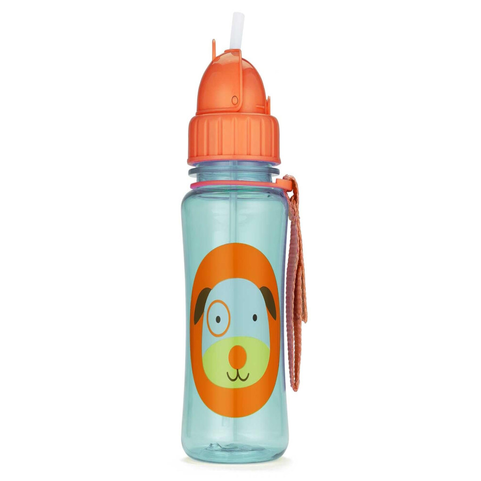 Skip Hop Toddler Sippy Cup with Straw  Zoo Straw Bottle  Dog