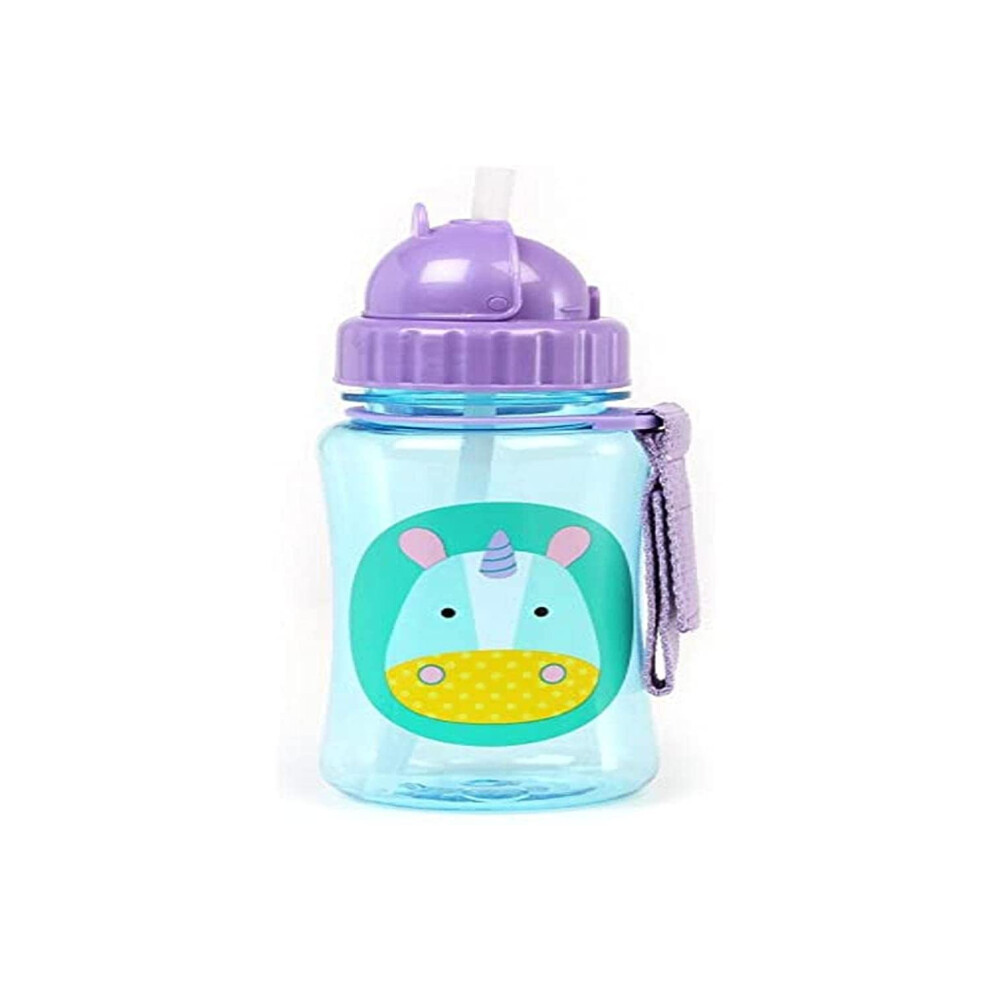 Skip Hop Toddler Sippy Cup with Straw  Zoo Straw Bottle  Unicorn