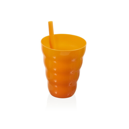 Tepe Sip-A-Cup με Ενσωματωμένο Καλαμάκι - Διαφορετικά Χρώματα - Qty:1 1