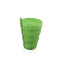 Tasse ? siroter avec paille int?gr?e - Les couleurs varient - Qt? : 1