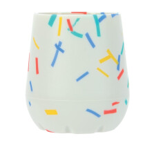Nuby Silikon Konfetti/Sprinkles Första Öppna Träningsmugg för Baby: 2oz