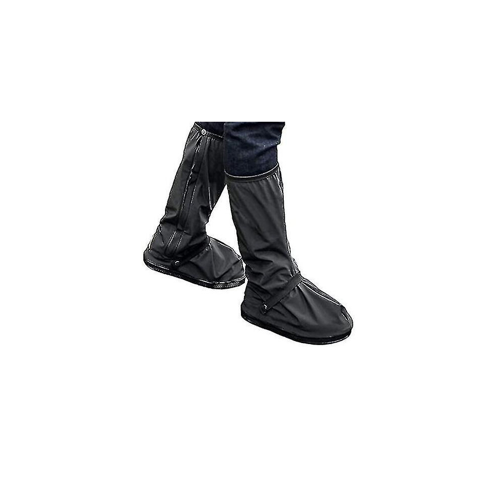 (M) Waterproof Rain Boot Shoe Cover With Reflector