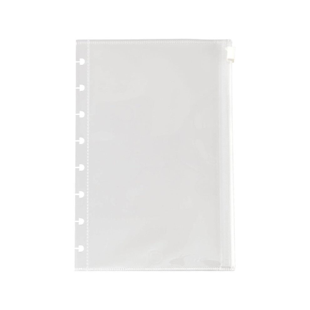 Staples 321296 Arc System Poly Zip Pockets Clear 5-1/2-Inch X 8-1/2-Inch