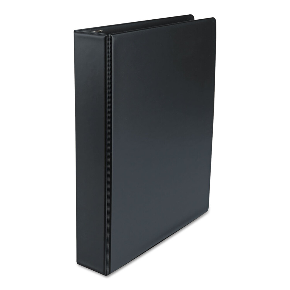 Universal UNV33401PK Economy 11 in. x 8.5 in. 1.5 in. Capacity 3-Ring Non-View Binder - Black (4/Pack)