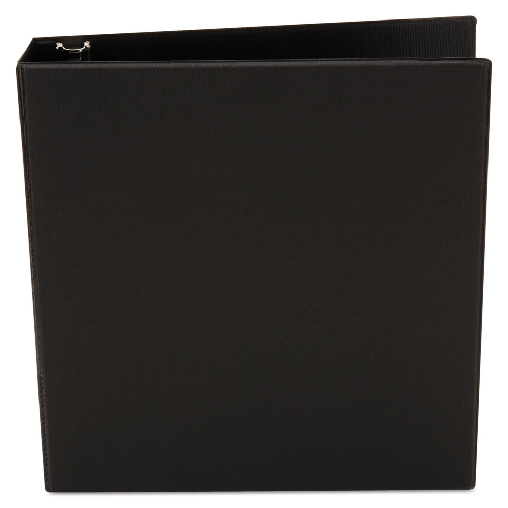 Universal UNV33401 Economy 11 in. x 8.5 in. 1.5 in. Capacity 3-Ring Non-View Binder - Black