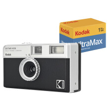KODAK EKTAR H35 Half Frame Film Camera (Black Bundle with 24exp Film)