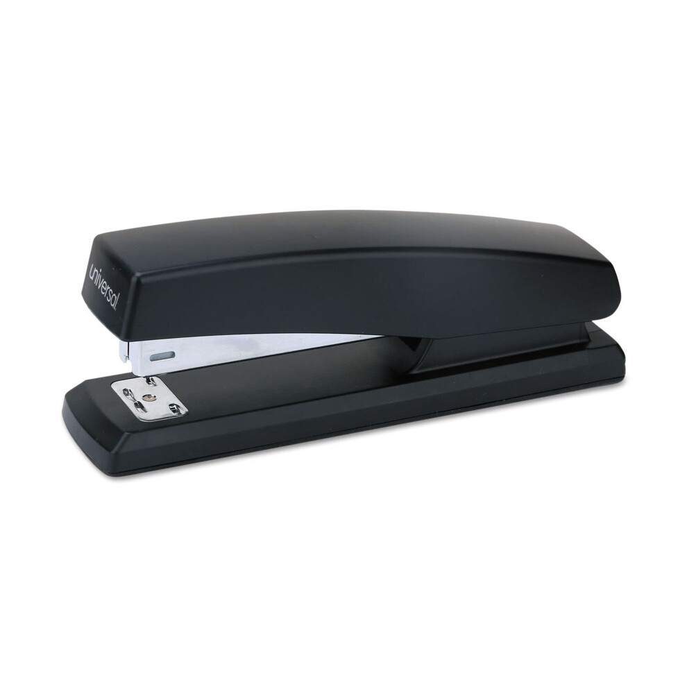 Universal 43118 Economy Full-Strip Stapler  20-Sheet Capacity  3-Inch Throat  Black