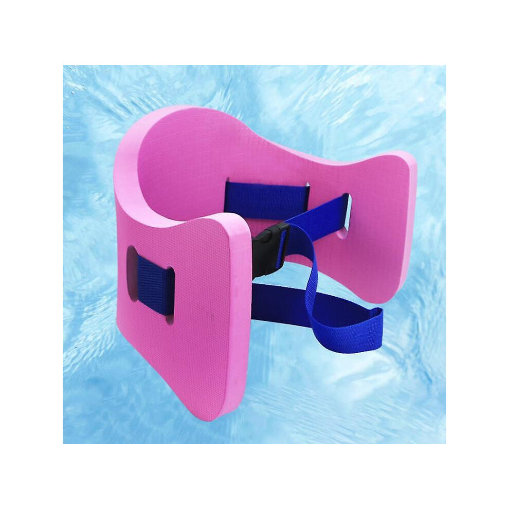 (Pink, M) Swimming Floating Belt Adult Swimming Belt Buoyancy Back Floating Force Floating Belt(blue M)