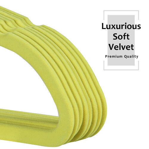 VECELO Premium Fluwelen Kledinghangers Zwaar (100 Pack) - Antislip & Ruimtebesparend met 12 Vingerclips & 2 Stropdasrekken 1