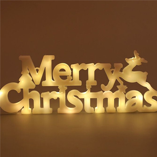 LED Merry Christmas Letter Lights Hanging 1