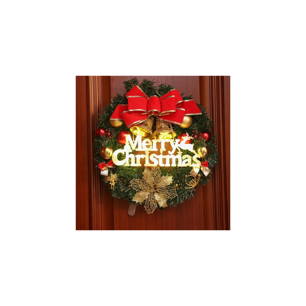 LED Merry Christmas Letter Lights Wreaths Decorations