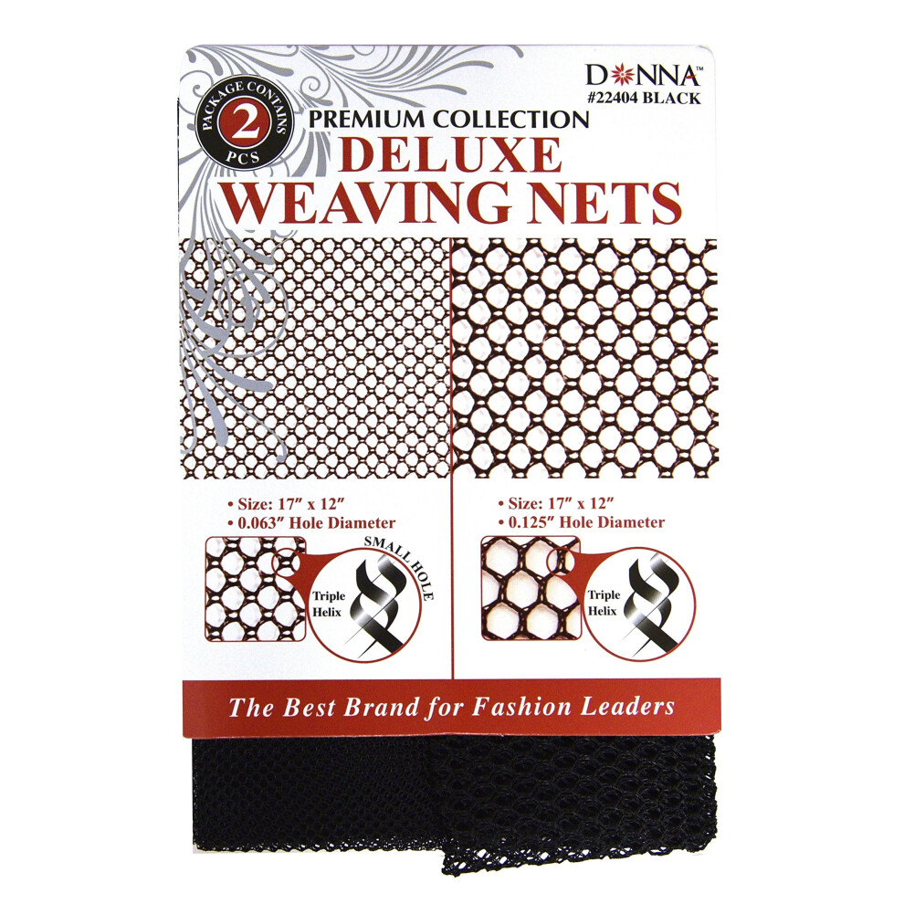 Donna Premium Collection Weaving Net Black 2 pieces per pack 22404