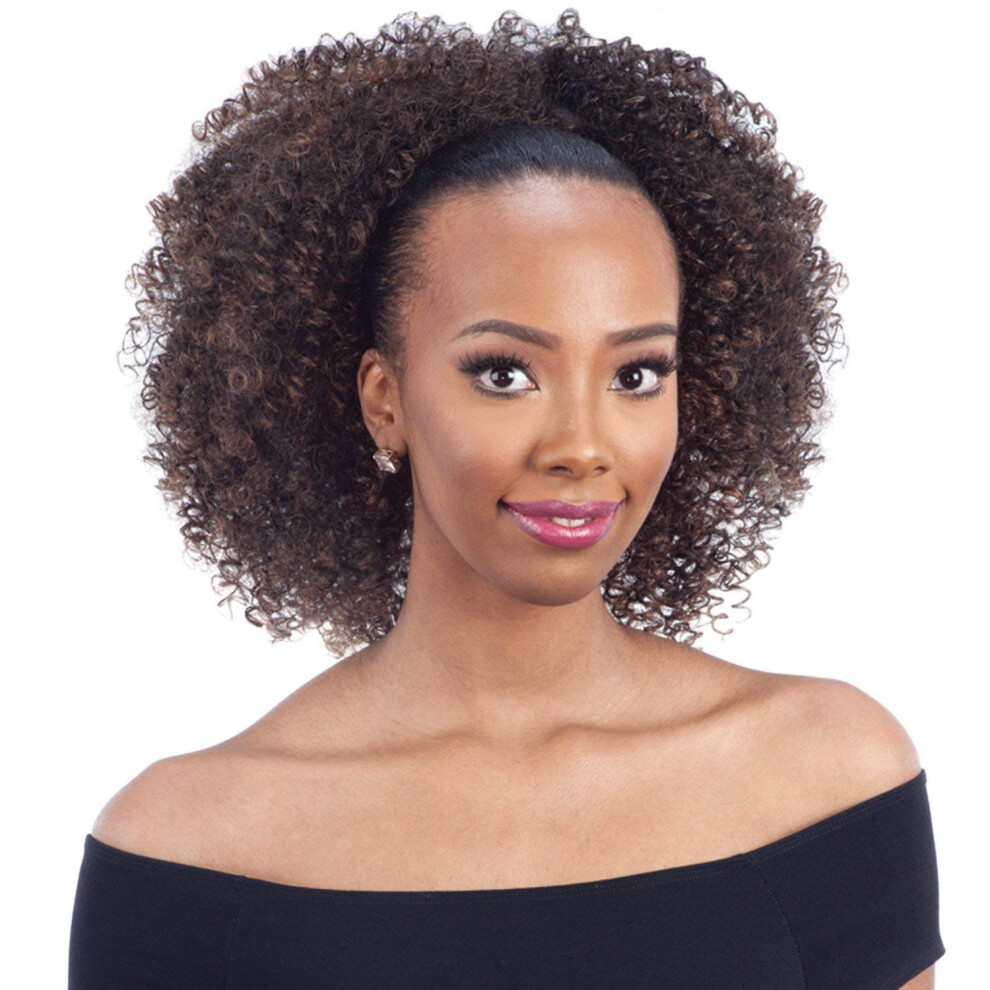 Freetress Braids Unisex Freetress Equal Synthetic Hair Drawstring Ponytail Bohemian Fro (1)