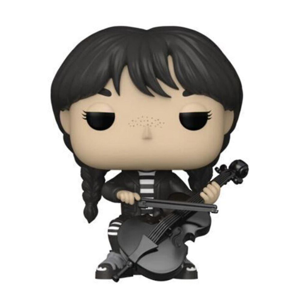 (Wednesday With Cello) The Addams Family Wednesday Addams Action Figures Model Toys Gifts