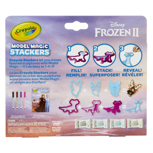 Crayola Crayola Frozen 2, Σετ Στοίβαξης Σβεν & Σαλαμάνδρα, Δώρο για Παιδιά 5-8 2