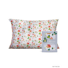 Kitsch x Elf Periwinkle Christmas Satin Pillowcase with Zipper for Hair & Skin Softer Than Silk Pillow Cases Queen Wrinkle-Free Smooth and Cooling