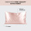 Kitsch, The Satin Pillowcase, Standardgröße, Blush, 1 Stück 2