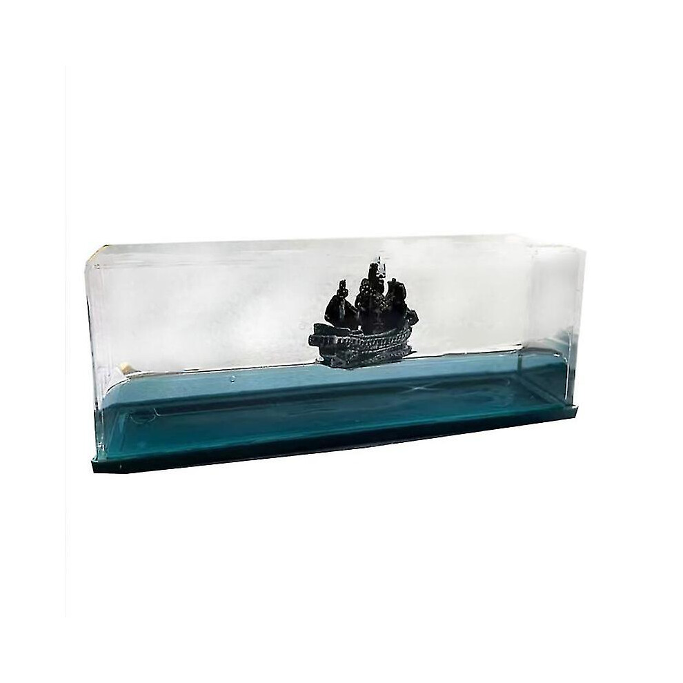 Ghost Ship Black Pearl Cruise Ship Fluid Liquid Drift Bottle Living Room Decor