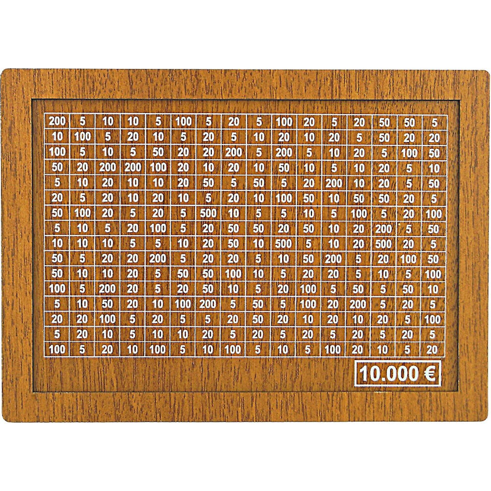 (10000 Euros) Wood Bank For Money Saving Kids Adults Money Bank Money Box With Counter