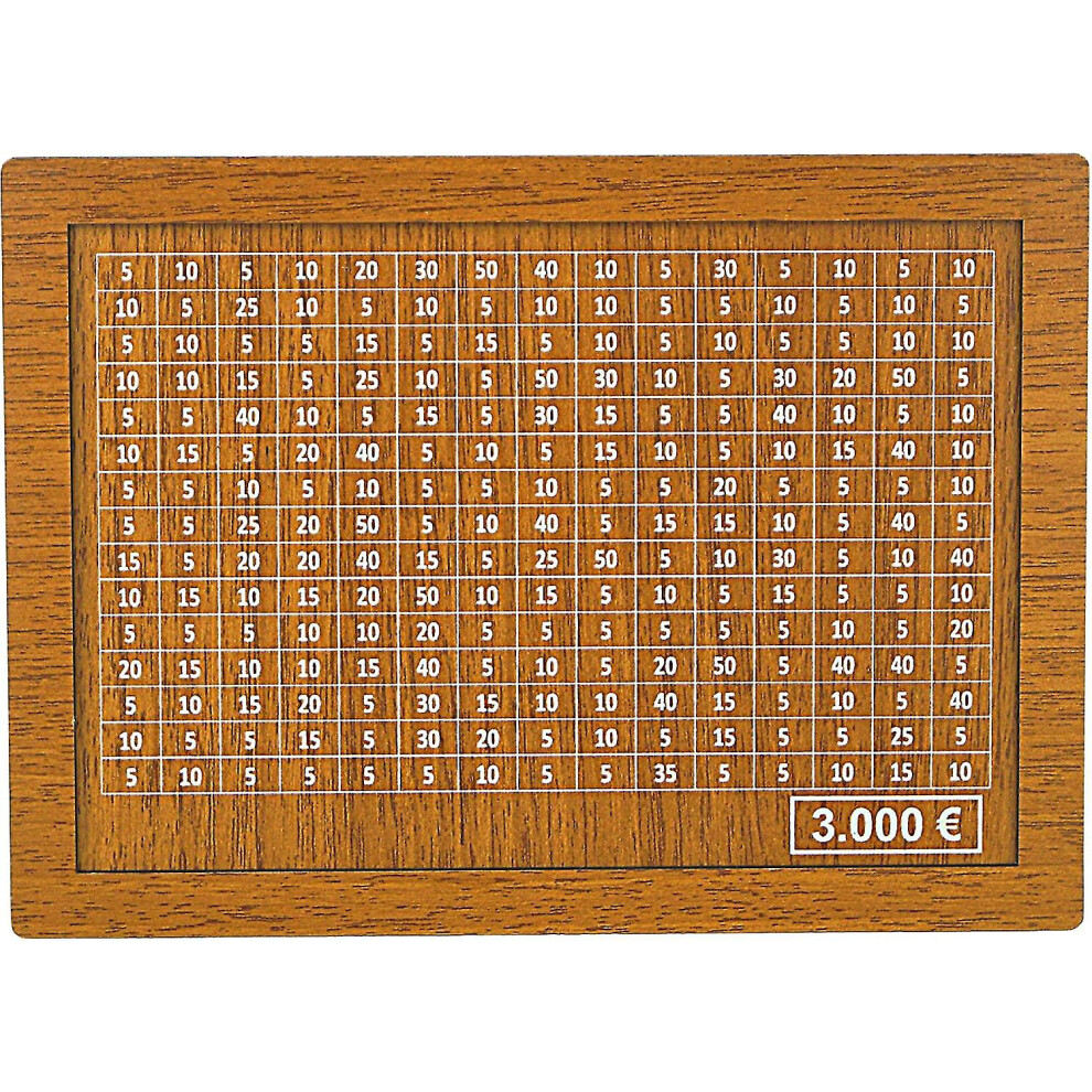 (3000 Euros) Wood Bank For Money Saving Kids Adults Money Bank Money Box With Counter