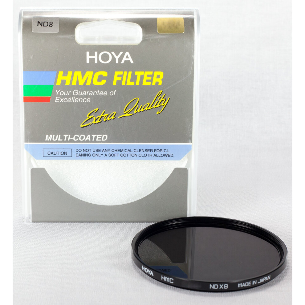 Hoya 46mm 8X (0.9) Neutral Density Multi Coated Glass Filter  Black (ND 8 HMC 46mm)