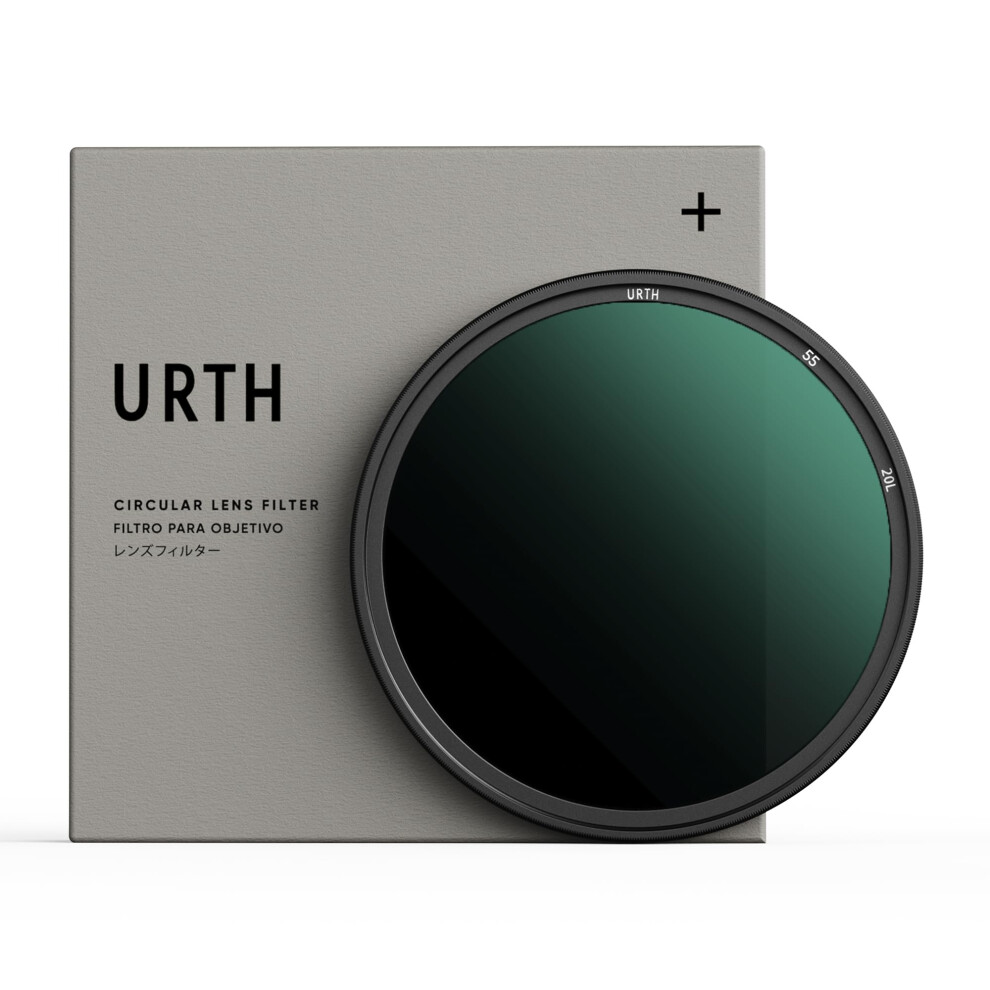 Urth 55Mm Nd64 (6 Stop) Lens Filter (Plus+) - 20-Layer Nano-Coated Ultra-Slim Neutral Density Camera Lens Exposure Filter 9354842005176