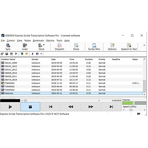 Express Scribe Pro Transkriptionssoftware mit USB-Fußpedal 2
