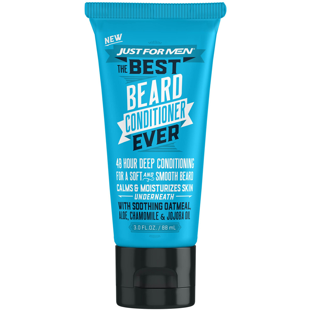 Just For Men The Best Beard Conditioner Ever  Made with Oatmeal  Aloe  Chamomile  and Jojoba Oil  3 Fluid Ounce