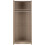 Seconique Paris 2 Door Mirrored Wardrobe Smoked Ash Effect Curved Edges 4