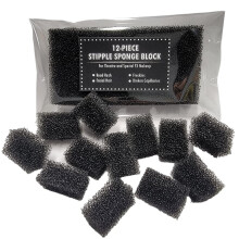 Stupple Sponge 12 Piece Block - Le maquillage des effets speciaux doit avoir - petit pore - pour ajouter des taches de rousseur de texture ou la