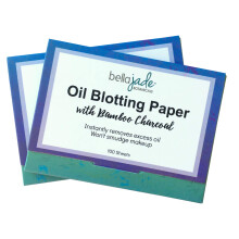 Oil Blotting Paper Sheets - Instantly Absorbs Excess Oil and Shine from Face without Smudging Makeup - Large size 200 Tissues (charcoal)