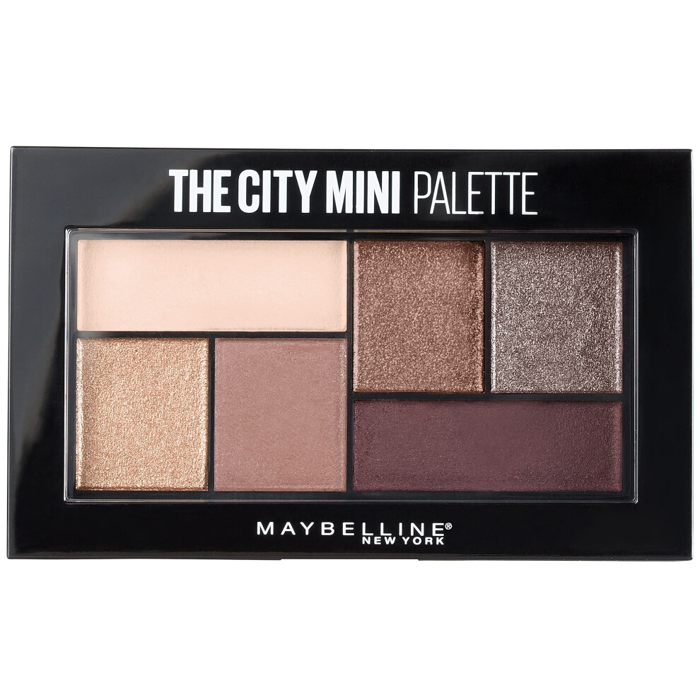 Maybelline New York Makeup The City Mini Eyeshadow Palette  Chill Brunch Neutrals Eyeshadow  0.14 oz