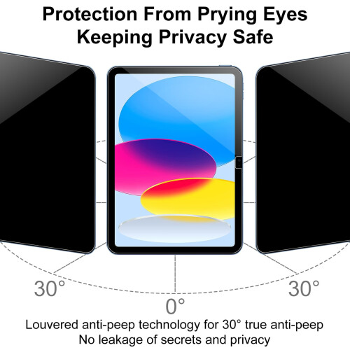 Protective Φίλτρο Ιδιωτικότητας για iPad 10.9" (2022, 10η Γενιά, A2696/A2757/A2777) 2