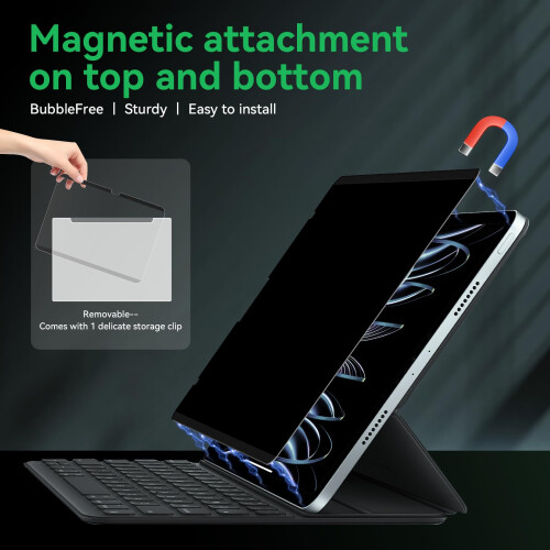 Μαγνητική Προστασία Οθόνης iPad 9ης 8ης 7ης Γενιάς 10.2'' Αντιθαμβωτική 2