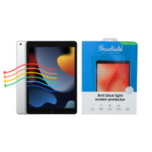 Ocushield Anti Blue Light Tempered Glass Screen Protector for Apple iPad 10.2"" (2018 & 2020) 7th/8th/9th Generation - Blue Light Filter for