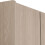 Seconique Paris 3 Door Mirrored Wardrobe Smoked Ash Effect Curved Edges 7
