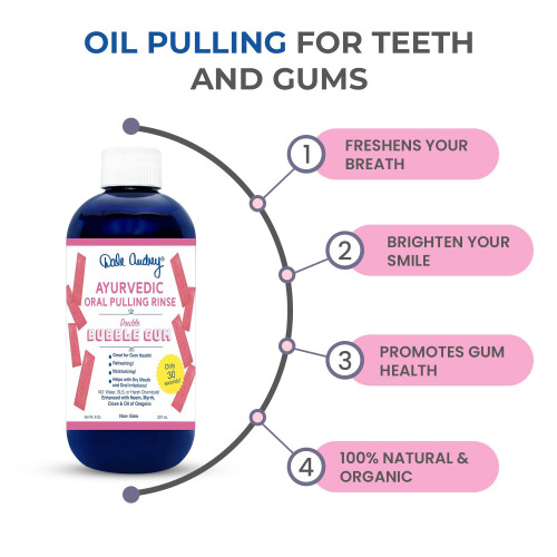 Dale Audrey Oil Pulling για Δόντια και Ούλα | Φτιαγμένο στις ΗΠΑ Γεύση Μπαλόνι 2